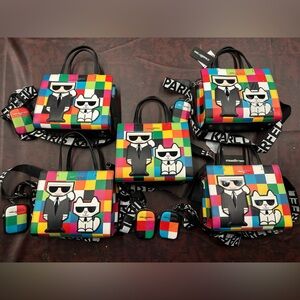 Karl Lagerfeld Paris Maybelle Multi-Combo Crossbody Bag Coin Purse New With Tags